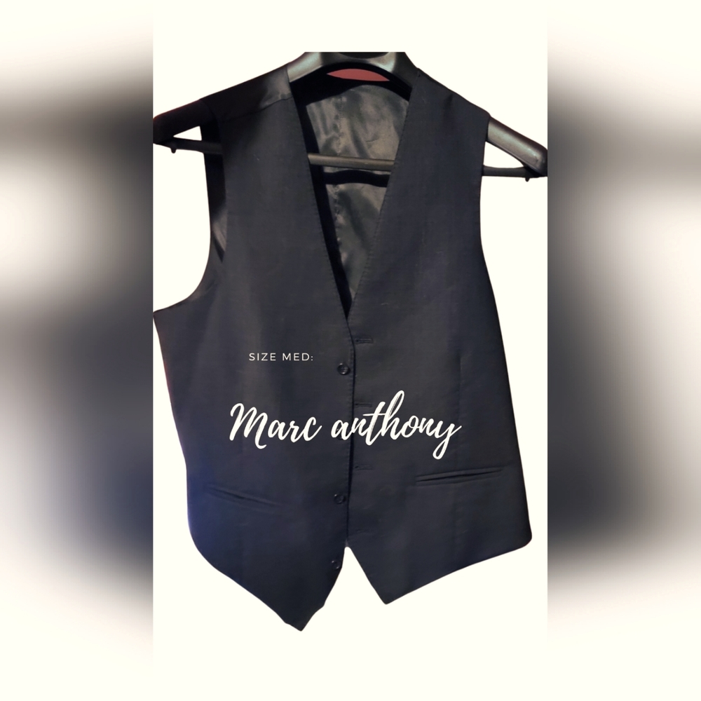 Marc anthony vest MED black